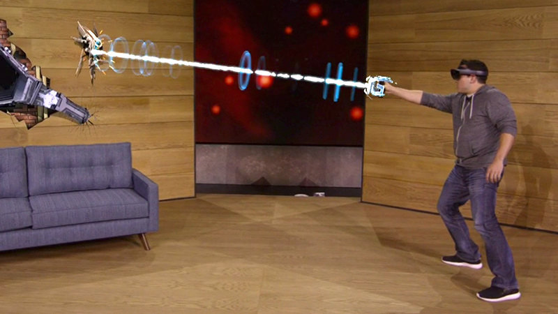 Illustration for article titled Project X Lets You Fight HoloLens Aliens In Your Living Room, And It's Freaking Unreal